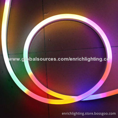 Colorful LED Neon Flex Rope Light, Sized 16 x 28mm, 80 LEDs/Meter, IP65 OutdoorNew